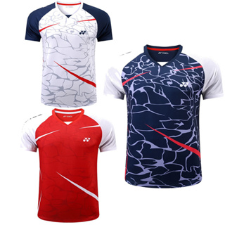 Yonex เสื้อกีฬาแบดมินตัน แขนสั้น แบบแห้งเร็ว สไตล์เกาหลี สําหรับผู้ชาย และผู้หญิง