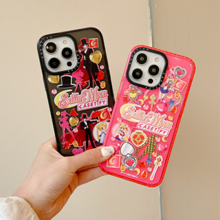 Casetify เคสโทรศัพท์มือถือ TPU แบบนิ่ม ลายเซเลอร์มูน กันกระแทก สําหรับ iPhone 14 Pro Max 12 13 Pro Max 11 13 14