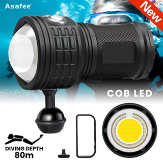 Asafee ไฟฉายดําน้ํา DRC01 COB LED กันน้ํา สําหรับกล้องแอคชั่น โคมไฟ