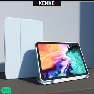 Kenke เคส พร้อมช่องใส่ดินสอ สําหรับ iPad Air 5th Air 4th Generation 2022 Air 3 iPad 7 8 9 gen M2 Pro 11 2020 2021 iPad 10th iPad 5th 6th mini 5