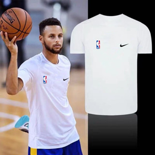 เสื้อกีฬาบาสเก็ตบอล NBA คอกลม ระบายอากาศได้ดี แบบแห้งเร็ว แบบแห้งเร็ว