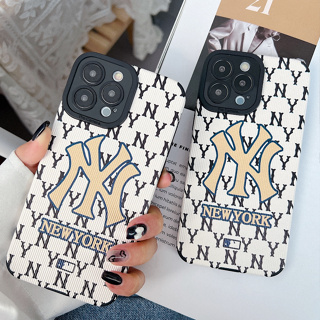 เคสโทรศัพท์มือถือ ซิลิโคนนิ่ม กันกระแทก ลาย NY สําหรับ Iphone 14promax 14pro 13pro 13promax 12pro 12promax 11 7 8