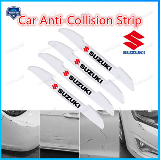 สติกเกอร์ซิลิโคน ป้องกันขอบประตูรถยนต์ ป้องกันการชน สําหรับ Suzuki 4 ชิ้น