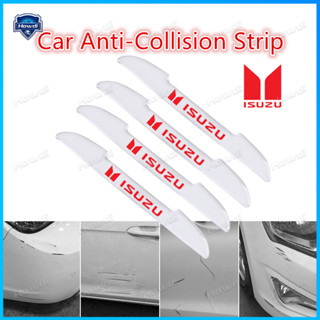 สติกเกอร์ซิลิโคน ป้องกันขอบประตูรถยนต์ ป้องกันการชน สําหรับ Isuzu 4 ชิ้น