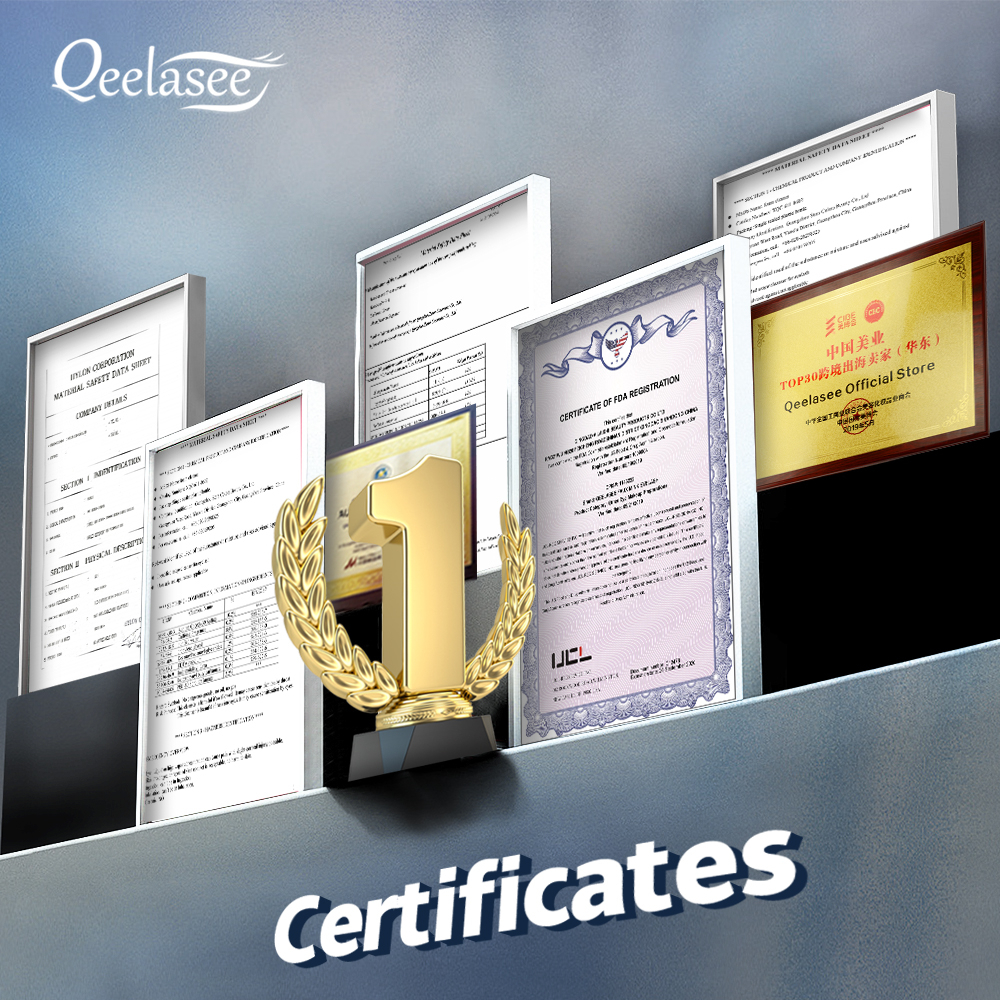 Qeelasee ขนตาปลอม ขนมิงค์ 0.07 มม. แบบมืออาชีพ ต่อขนตา สําหรับแต่งหน้า เส้นกลม ขนตา - รูปที่ 6