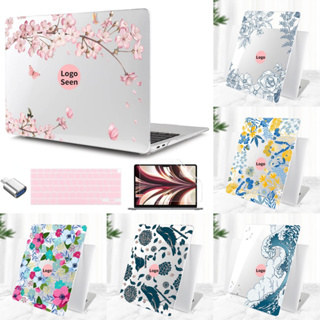 เคสโทรศัพท์มือถือ คริสตัล ลายดอกไม้ สําหรับ MacBook Air Pro M2 M1 Chip A2681 A2337 A2338 Air 11 12 13 A2179 A1932 A1466 Pro13 14 15 16 นิ้ว 2023 A2779 A2442 Retina A1502 A1708 A1706 A2159