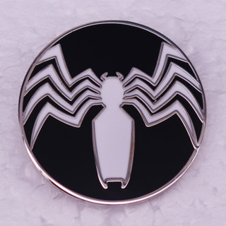 เข็มกลัด รูป Venom Enamel Pin ฟิล์มติดกระดุม และโทรทัศน์