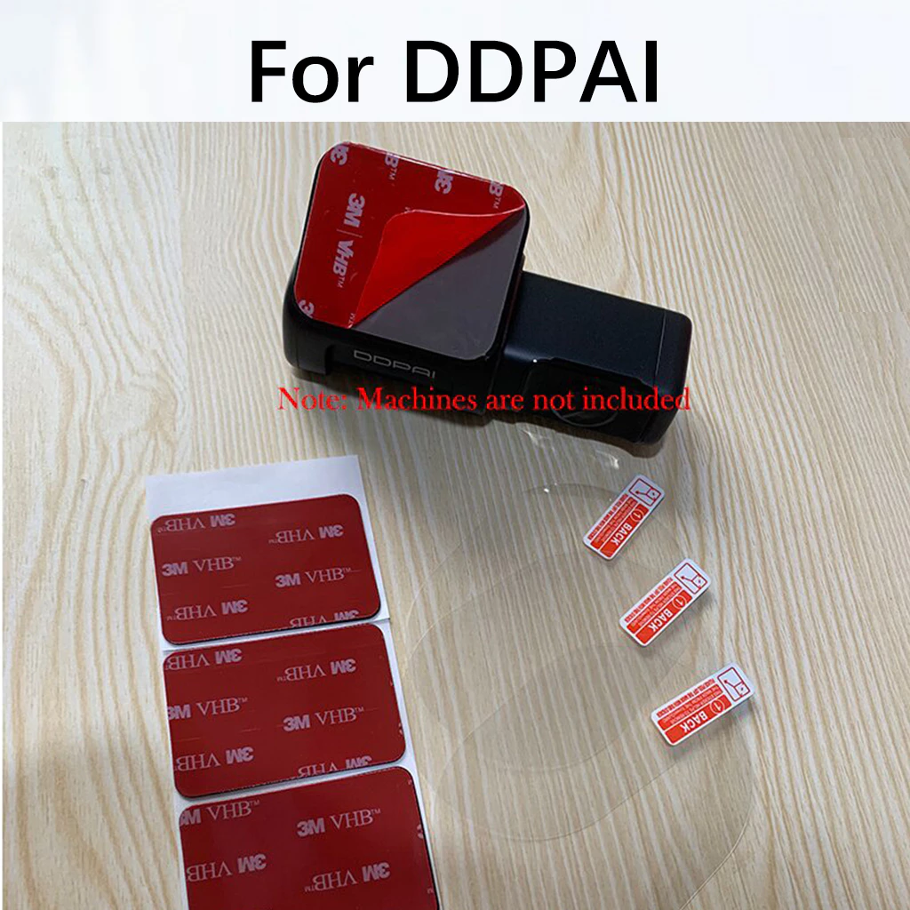 (24ชม.) 3PC สําหรับ DDPAI Z60 mini 2x N5 N2 dual mini3 mini5 mola N3 Z40 Z50 N1 dual 3M สติกเกอร์ไฟฟ้าสถิตทนความร้อน 3M กาวสําหรับ Dashcam thumbnail 3