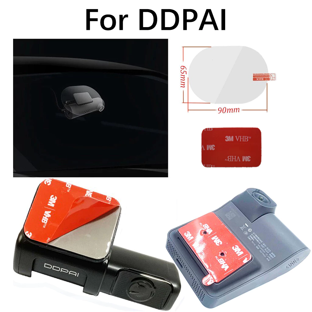 (24ชม.) 3PC สําหรับ DDPAI Z60 mini 2x N5 N2 dual mini3 mini5 mola N3 Z40 Z50 N1 dual 3M สติกเกอร์ไฟฟ้าสถิตทนความร้อน 3M กาวสําหรับ Dashcam thumbnail 8