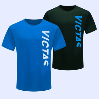 Victas เสื้อยืดลําลอง แขนสั้น ระบายอากาศ ดูดซับเหงื่อ แห้งเร็ว สําหรับผู้ชาย และผู้หญิง เหมาะกับการเล่นกีฬา เทนนิส