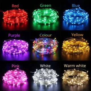 สายไฟ led กันน้ํา ยาว 1 2 3 5 10 เมตร ปลั๊ก USB สําหรับตกแต่งเทศกาล บ้าน