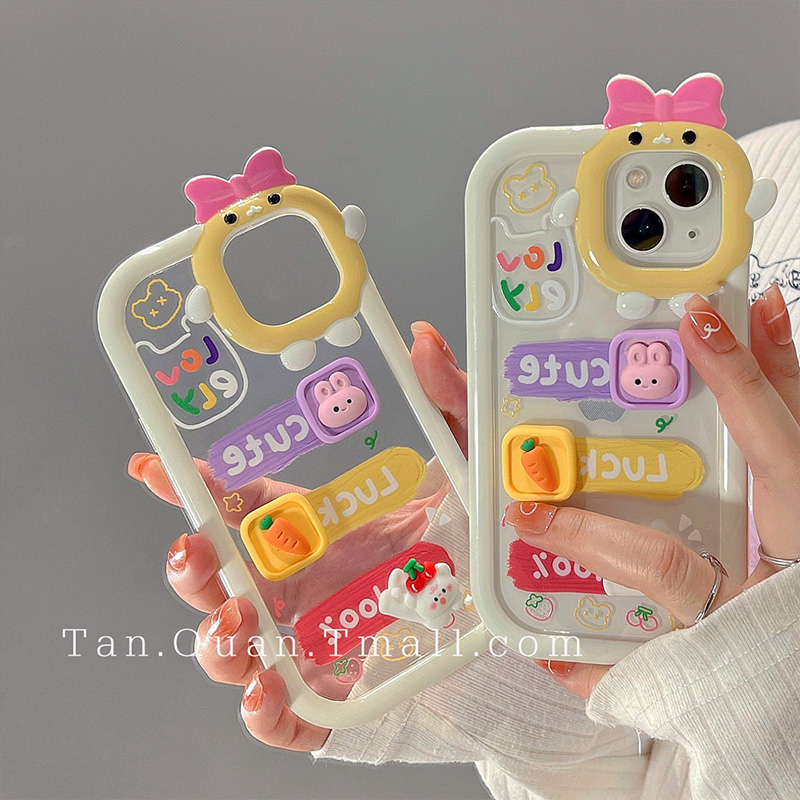 เคสโทรศัพท์มือถือ แบบนิ่ม ลายกล้องมอนสเตอร์ 3D หรูหรา สําหรับ IPhone 11 Pro MAX 12 13 14 Pro MAX 6 6S 7 8 Plus X XR XS MAX 12 13 Mini SE