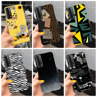 เคสโทรศัพท์ซิลิโคน TPU แบบนิ่ม สีแคนดี้ สําหรับ Huawei P Smart 2021 PPA-LX1 PPA-LX2 Y7A PPA-LX3