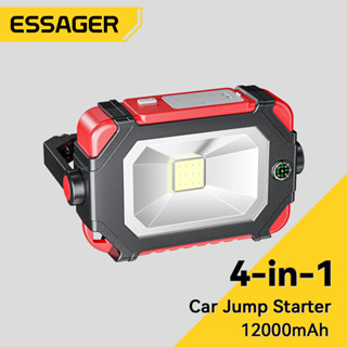 Essager ไฟฉายฉุกเฉินรถยนต์ อเนกประสงค์ 12000Mah