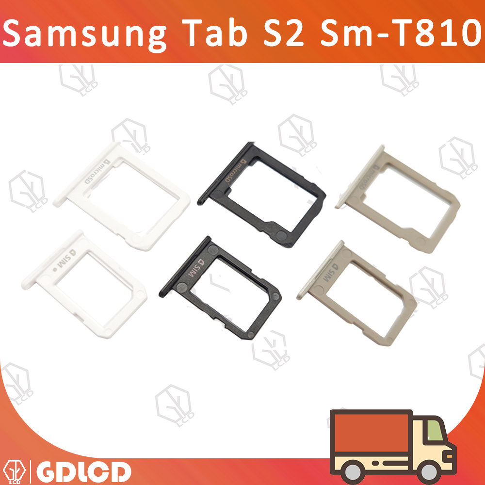 ถาดซิม Sim Samsung Galaxy Tab S2 9.7 Sm-T810 T815 ถาดซิมการ์ดสําหรับ