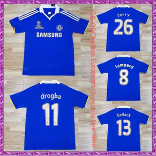 Gaopin เสื้อยืด ลายทีมชาติฟุตบอล Chelsea European Champions League Final Edition 2008 2009 สไตล์วินเทจ