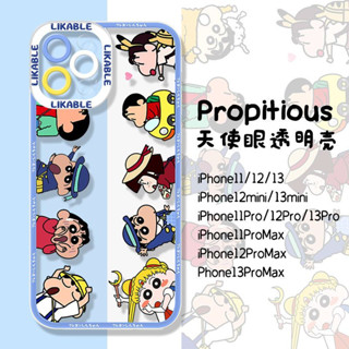 เคสโทรศัพท์มือถือ TPU ใส แบบนิ่ม ลายการ์ตูนชินจัง สําหรับ IPhone 14 13 12 11 Pro Max 14 Plus 13 12 Mini 6 6s 7 8 Plus XR X XS Max