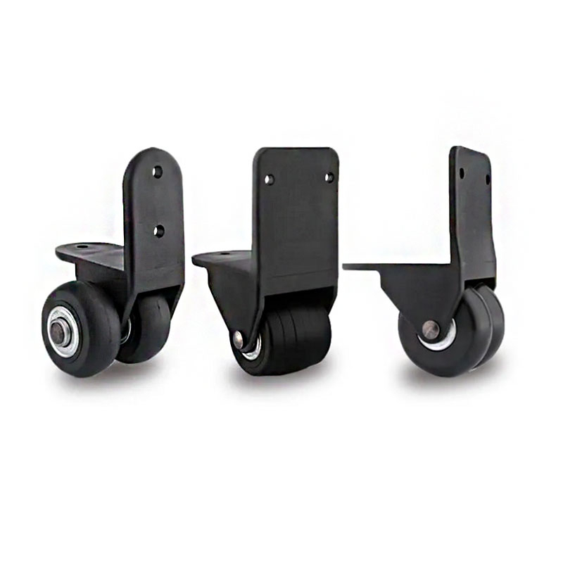 2ชิ้น กลางแจ้งรถเข็นเสียงล้อเปลี่ยนตารางเต้นรํามือถือลําโพงล้อล้อเลื่อนกระเป๋าเดินทางรถเข็นล้ออุปกรณ์ซ่อม