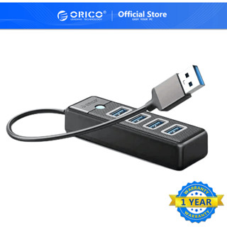 Orico ฮับ USB 3.0 4 พอร์ต แบบพกพา สําหรับ MacBook Mac Pro Mac mini iMac Surface Pro XPS PC Flash Drive Mobile HDD(PW4U)