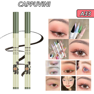 Cappuvini Super Fine อายไลเนอร์ แบบแห้งเร็ว กันน้ํา ติดทนนาน 1 กรัม / ชิ้น