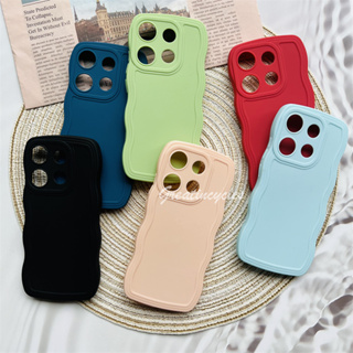 เคสโทรศัพท์มือถือ TPU แบบนิ่ม สีพื้น สําหรับ Tecno Spark GO 2023 POP 7 Pro BF7 Infinix Smart 7 X6515