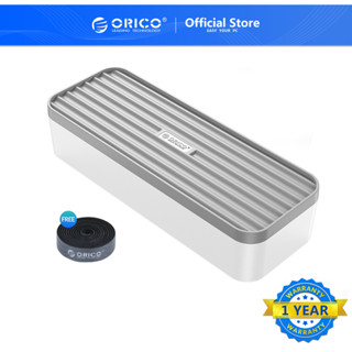 Orico กล่องเก็บสายเคเบิล พร้อมฝาปิด 8 ช่อง สําหรับจัดระเบียบเครื่องเขียน กุญแจ เครื่องประดับ (CSB-18)