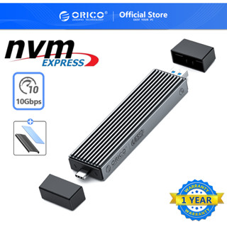 Orico 2 in 1 USB A Type-C อินเทอร์เฟซคู่ M.2 SSD เคสรองรับ M2 NVMe M Key SATA NGFF M&amp;B คีย์ SSD ฮาร์ดดิสก์ พร้อมเสื้อกั๊กระบายความร้อน (M2PJK)