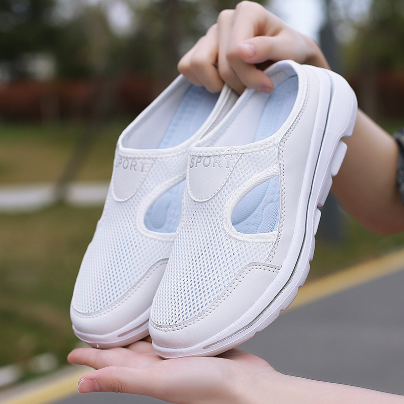 Size35~48 รองเท้าผ้าใบเปิดส้นผู้หญิง  46 47 45