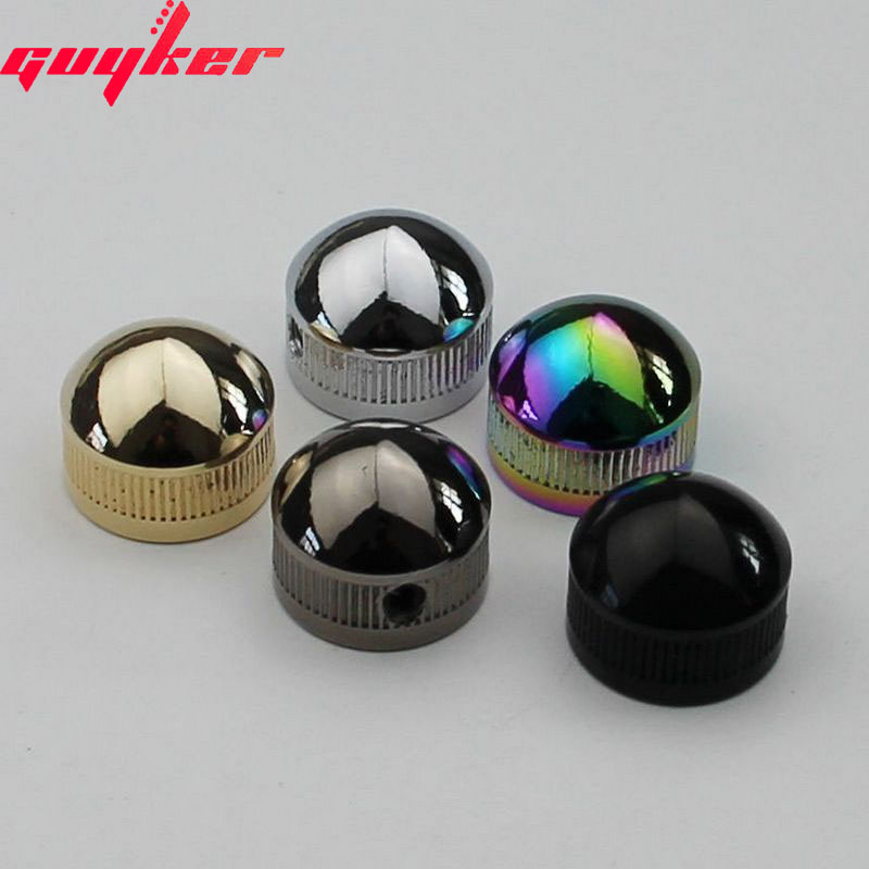 1 PCS GUYKER Potentiometer Knob เส้นผ่านศูนย์กลางภายใน 6.4 มม.ห้าสีอุปกรณ์กีตาร์