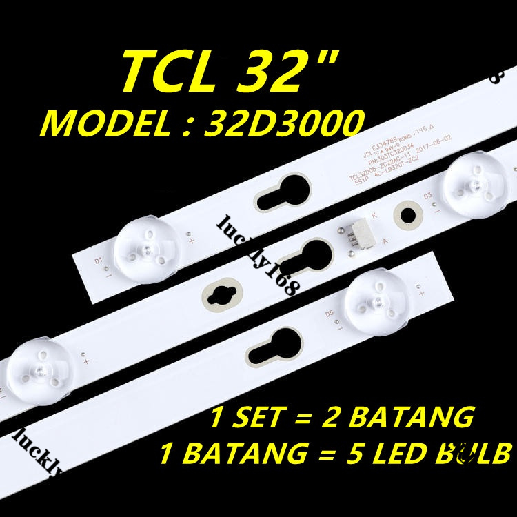 แบ็คไลท์ทีวี LED 32 นิ้ว 32D3000 32D1200 TCL 32 นิ้ว LAMPU TV 32 นิ้ว TCL BACKLIGHT 4C-LB320T-HRB 32HR332M05A7