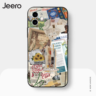 Jeero เคสไอโฟน เคสซิลิโคนนุ่มกันกระแทกน่ารักตลก เคสโทรศัพท์ Compatible for iPhone 15 14 13 12 11 Pro Max SE 2020 X XR XS 8 7 6 6S Plus พลัส HFE2151