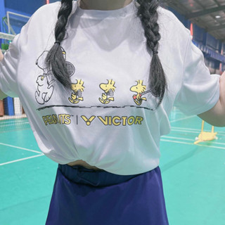 ใหม่ เสื้อยืดแขนสั้น คอกลม แบบบาง ระบายอากาศได้ดี ลายการ์ตูน "Slubi" สําหรับฝึกแบดมินตัน เทนนิส และขนนก แบบมืออาชีพ 2023