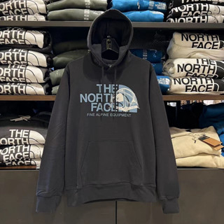 The North FACE เสื้อกันหนาวลําลอง มีฮู้ด สีพื้น แฟชั่นเรียบง่าย สําหรับผู้ชาย