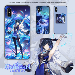 พร้อมส่ง Genshin Impact Yelan เคสโทรศัพท์มือถือกระจกนิรภัย / เคสซิลิโคนนิ่ม keqing kazuha ayaka ayato