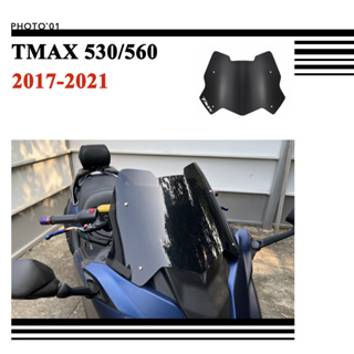 Psler ชิวหน้า บังลม กระจกหน้ารถ กระจกกันลม สําหรับ Yamaha TMAX 530 TMAX 560 2017 2018 2019 2020 2021