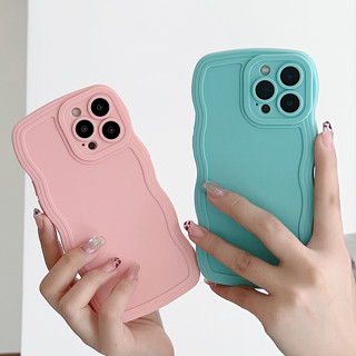 เคสโทรศัพท์มือถือ ซิลิโคน กันกระแทก สีพื้น สําหรับ Iphone 14promax 14 13 12 11 X XS XR XSmax 7 8 7 8plus