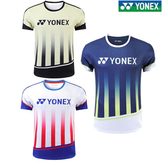 ใหม่ YONEX เสื้อกีฬาแบดมินตัน แขนสั้น ระบายอากาศ ดูดซับเหงื่อ แห้งเร็ว สําหรับเด็กผู้ชาย และผู้หญิง 2023