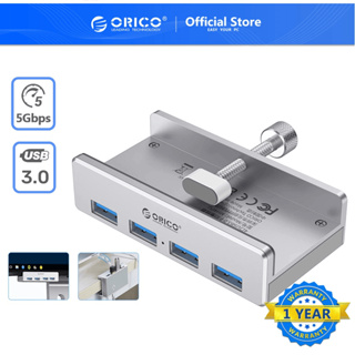 ราคาOrico อะแดปเตอร์ฮับ USB 3.0 อะลูมิเนียม 4 พอร์ต ความเร็วสูง 10-32 มม. สําหรับแล็ปท็อป เดสก์ท็อป (MH4PU)