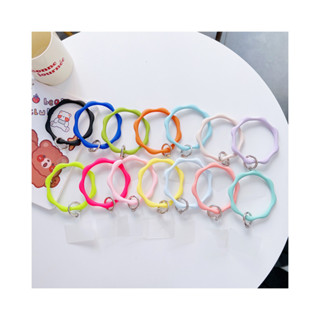 สายคล้องโทรศัพท์มือถือ ซิลิโคนนุ่ม ป้องกันการสูญหาย แบบสากล