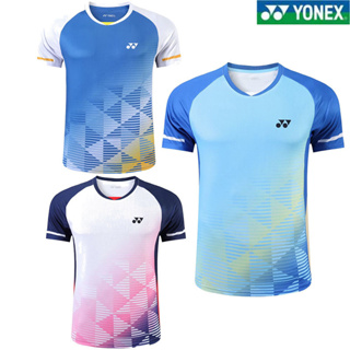 Yonex เสื้อกีฬาแบดมินตัน แขนสั้น แบบแห้งเร็ว สไตล์เกาหลี เหมาะกับฤดูร้อน สําหรับผู้ชาย และผู้หญิง 2023