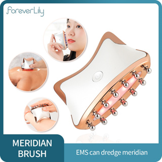 Foreverlily 2 in 1 เครื่องนวดไฟฟ้า อเนกประสงค์ ระบบสั่นสะเทือน EMS