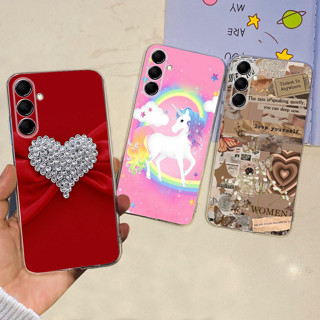 เคสโทรศัพท์มือถือ ซิลิโคนนิ่ม ปิดด้านหลัง ลายการ์ตูนหัวใจ สําหรับ Samsung Galaxy M14 5G SM-M146B GalaxyM14 m 14 5G