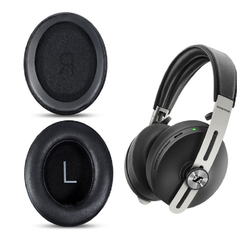 แผ่นครอบหูฟังไร้สาย แบบเปลี่ยน สําหรับ Sennheiser Momentum 1 1.0 2 2.0 M2 HD1 ราคา ถูกที่สุด ดีลบีเคเค แกลเลอรีภาพที่ 3