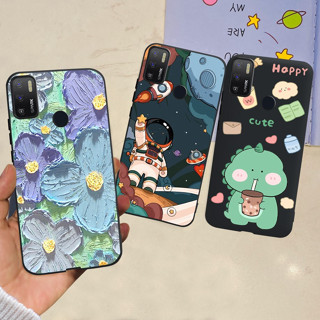 เคสซิลิโคนนิ่ม ลายดอกไม้อวกาศ สําหรับ Tecno Spark 5 Air Spark 6 Air KE6 KE6j Tecno Spark5 Air KD6a