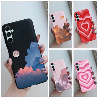 เคสโทรศัพท์ ซิลิโคนนิ่ม ลายหัวใจท้องฟ้ากลางคืน แฟชั่น สําหรับ Samsung Galaxy M14 5G M14 SM-M146B