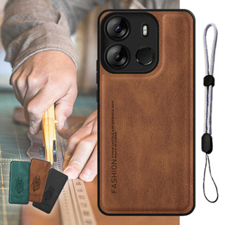 เคสหนังหรูหรา พร้อมเชือกปรับได้ สําหรับ Tecno Spark Go 2023 Pop 7 Pro Pop 7o BF7