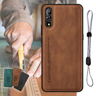 เคสหนัง หรูหรา พร้อมเชือกปรับได้ สําหรับ VIVO S1 2019 iQOO Neo