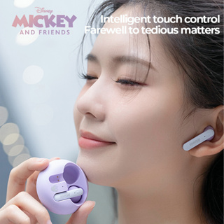 Disney D14 หูฟังสเตอริโอไร้สายบลูทูธ 5.0 HIFI ตัดเสียงรบกวน กันน้ํา พร้อมไมโครโฟน