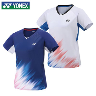 Yonex ชุดกีฬาวอลเลย์บอล แบดมินตัน แขนสั้น ระบายอากาศ แห้งเร็ว สําหรับผู้ชาย และผู้หญิง