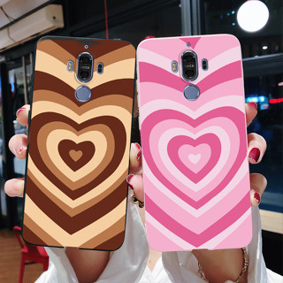 เคสโทรศัพท์ซิลิโคน TPU แบบนิ่ม ลายหัวใจ สําหรับ Huawei Mate 9 Mate 9 Mate9